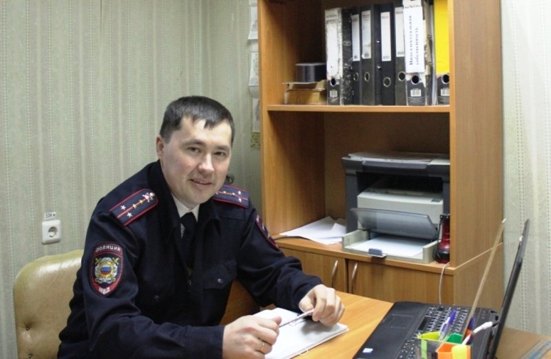 Капитан полиции Руслан Муллануров – оперуполномоченный ОМВД России «Куединский»